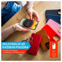 Prémiové ochranné tvrzené sklo FIXED Armor s aplikátorem pro Apple iPhone 15 Pro Max, černé (10)