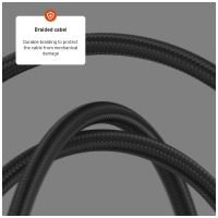Nabíjecí a datový kabel FIXED s displejem s konektory USB-C/USB-C a podporou PD, 1.2m, USB 2.0, 100W, černý (6)