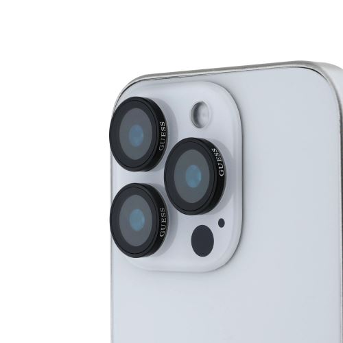 Guess Metal Protective Lens for iPhone 16 Pro/16 Pro Max Black