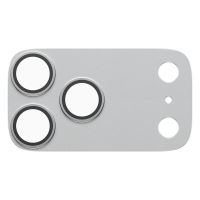 PanzerGlass FENDER hliníková ochrana fotoaparátu iPhone 18 Pro Max Silver (stříbrný) (2)