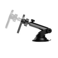 Držák s bezdrátovým nabíjením FIXED MagClick XL s podporou uchycení MagSafe, na sklo nebo palubní desku, 15W, černý