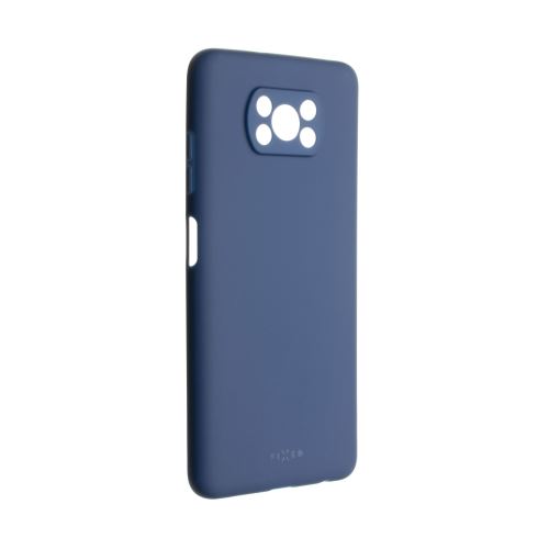 Zadní pogumovaný kryt FIXED Story pro Xiaomi Poco X3/X3 Pro, modrý