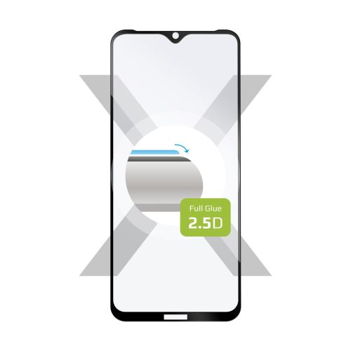 Ochranné tvrzené sklo FIXED Full-Cover pro Nokia 5.3, lepení přes celý displej, černé