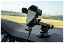 Automatický držák do auta s rychlým bezdrátovým nabíjením FIXED Matic XL na sklo/palubní d (9)