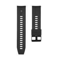 Tactical Quick Release Silicone Band 24mm Black