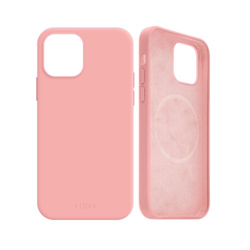 Zadní kryt FIXED MagFlow s podporou MagSafe pro Apple iPhone 14, růžový