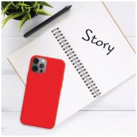 Zadní pogumovaný kryt FIXED Story pro Xiaomi Redmi Note 12, červený