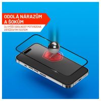 Prémiové ochranné tvrzené sklo FIXED Armor s aplikátorem pro Apple iPhone 15 Pro Max, černé (3)
