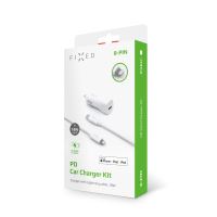 Set autonabíječky FIXED s USB-C výstupem a USB-C/Lightning kabelu, podpora PD, 1 metr, MFI (7)
