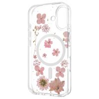 Zadní kryt FIXED MagBloom s podporou MagSafe pro Apple iPhone 17, Pink Blossom (2)