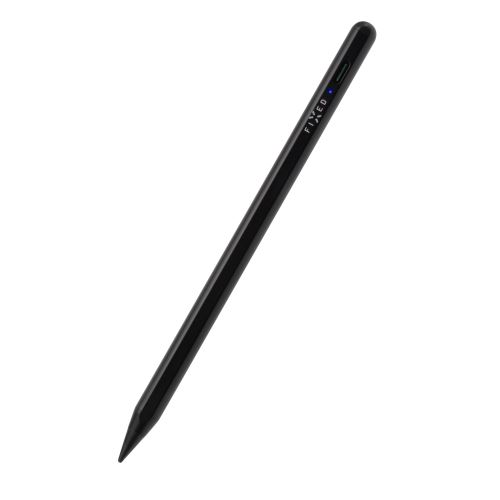 Dotykové pero pro iPady s chytrým hrotem a magnety FIXED Graphite, černý