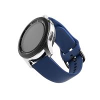 Silikonový řemínek FIXED Silicone Strap s šířkou 20mm pro smartwatch, modrý