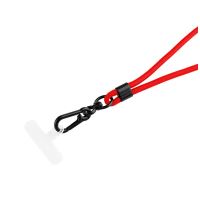Univerzální šňůrka FIXED NeckUni pro telefony se zadním krytem, červená (1)