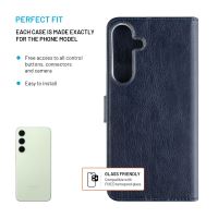 Pouzdro typu kniha FIXED Opus pro Samsung Galaxy S25+, modré (2)