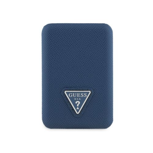 Guess PU Grained Triangle Logo MagSafe Powerbank 5000mAh Blue