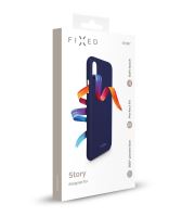 Zadní pogumovaný kryt FIXED Story pro Samsung Galaxy A52/A52 5G, modrý (5)