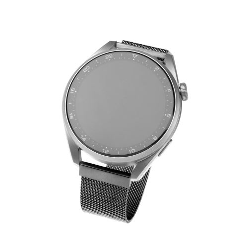 Síťovaný nerezový řemínek FIXED Mesh Strap s šířkou 20mm pro smartwatch, černý