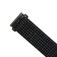 Nylonový řemínek FIXED Nylon Strap s šířkou 22mm pro smartwatch, reflexně černý