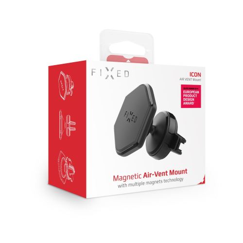 Magnetický držák FIXED Icon Air Vent Mini do ventilace, černý