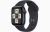 Chytré hodinky Apple Watch SE 2023 GPS + Cellular 44mm pouzdro z temně inkoustového hliníku - temně inkoustový sportovní řemínek - M/L (MRH83QC/A)