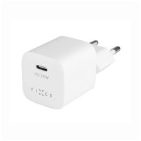 Síťová nabíječka FIXED mini s USB-C výstupem, podpora PD, 30W, bílá (2)