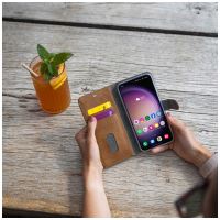 Pouzdro typu kniha FIXED Opus pro Samsung Galaxy A35 5G, hnědé (7)