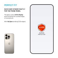 Ultra odolné tvrzené sklo FIXED Armor s Anti-dust aplikátorem a AR vrstvou pro Apple iPhone 16 Pro, černé (2)