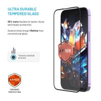 Ultra odolné tvrzené sklo FIXED Armor s Anti-dust aplikátorem a AR vrstvou pro Samsung Galaxy S25 Ultra, černé (3)