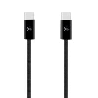 OBAL:ME Super Fast USB-C/USB-C Braided Cable 100W 1m Black