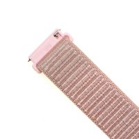 Nylonový řemínek FIXED Nylon Strap s šířkou 20mm pro smartwatch, růžově zlatý