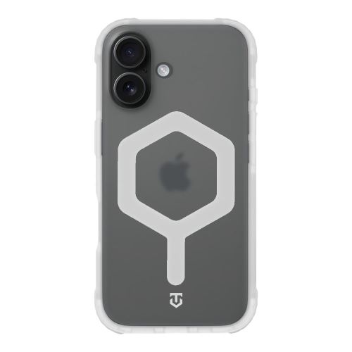 Tactical MagForce Hexagon Cover for Apple iPhone 16 T-White