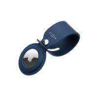 Silikonové pouzdro s popruhem FIXED Silky pro Apple AirTag, modré (4)