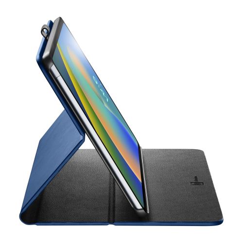 Pouzdro se stojánkem Cellularline Folio pro Apple iPad 10,9'' (2022), modré
