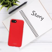 Zadní pogumovaný kryt FIXED Story pro Xiaomi Redmi 10C, červený