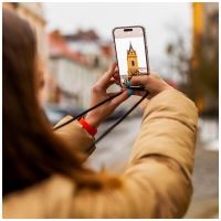Pouzdro FIXED Pure Neck s černou šňůrkou na krk pro Samsung Galaxy A25 5G (8)