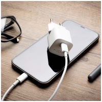 Síťová nabíječka FIXED mini s USB-C výstupem, podpora PD, 30W, bílá (5)