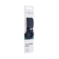 Silikonové pouzdro s popruhem FIXED Silky pro Apple AirTag, modré (6)