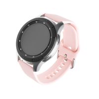 Silikonový řemínek FIXED Silicone Strap s šířkou 20mm pro smartwatch, růžový