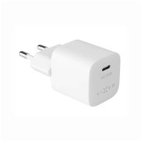 Síťová nabíječka FIXED mini s USB-C výstupem, podpora PD, 30W, bílá (1)