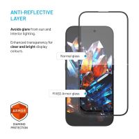 Ultra odolné tvrzené sklo FIXED Armor s Anti-dust aplikátorem a AR vrstvou pro Apple iPhone 16 Pro, černé (4)