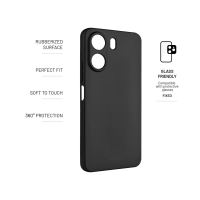Zadní pogumovaný kryt FIXED Story pro Xiaomi Redmi 13C/POCO C65, černý (2)