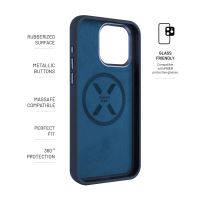 Zadní kryt FIXED MagFlow s podporou MagSafe pro Apple iPhone 16 Pro, modrý (3)