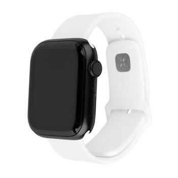 Set silikonových řemínků FIXED Silicone Strap pro Apple Watch 38/40/41mm, bílý