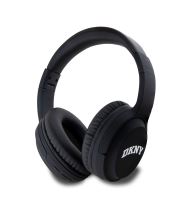 DKNY PU Leather Arch Logo Wireless Headphone Black