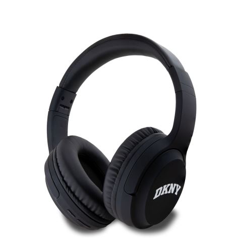 DKNY PU Leather Arch Logo Wireless Headphone Black