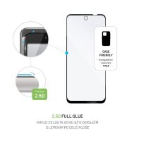 Ochranné tvrzené sklo FIXED Full-Cover pro Motorola Moto G62 5G, lepení přes celý displej, černé (1)