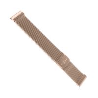 Síťovaný nerezový řemínek FIXED Mesh Strap s šířkou 20mm pro smartwatch, růžové zlatý