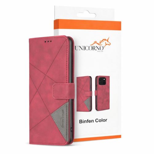 Pouzdro Book CaseMe Binfen Xiaomi Redmi Note 17 Pro Max 5G, barva červená