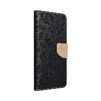 Pouzdro FANCY Diary Xiaomi Redmi 10C barva černá/zlatá