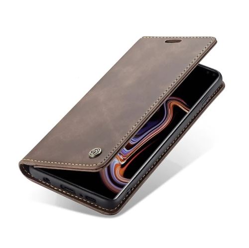 Pouzdro Book CaseMe Xiaomi Redmi Note 12 5G barva hnědá